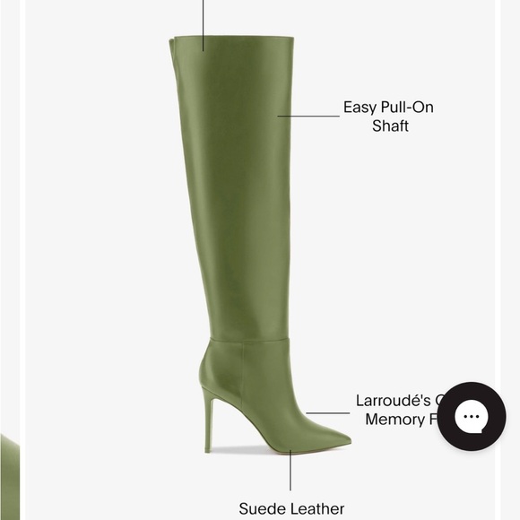 Larroude x Jennifer Fisher Martini Green Over the Knee Boots Stiletto Heel
NWT - Picture 5 of 8